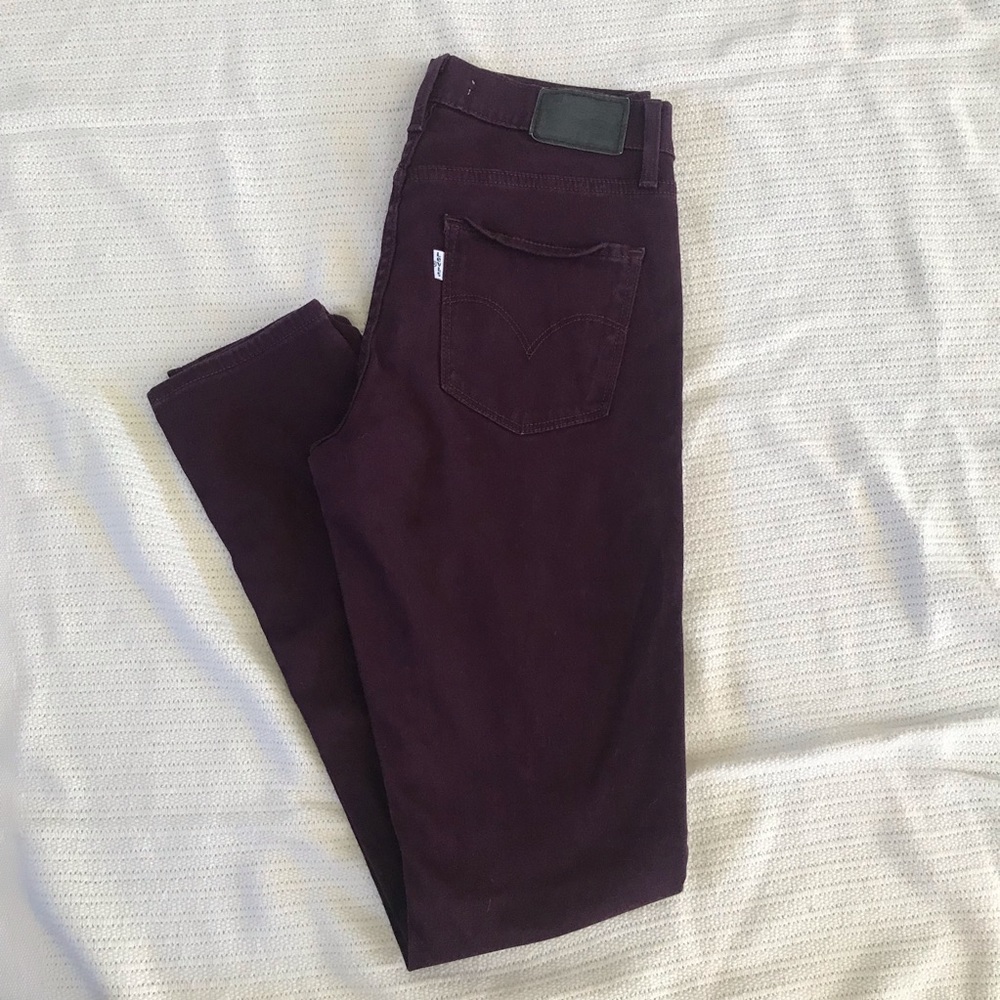 Size 27 Maroon Shaping Skinny Jeans 👖
